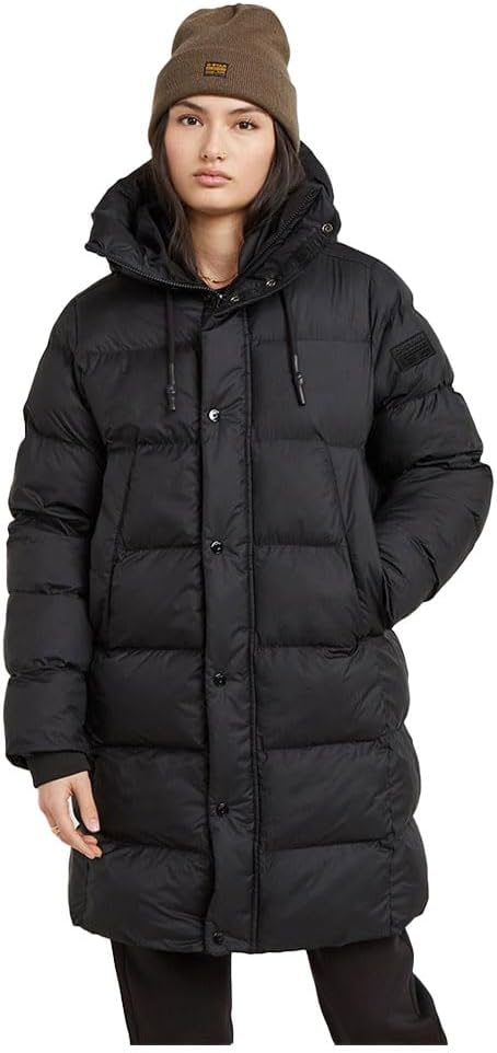 G-Star Women’s Whistler Parka Puffer, Black (dk black D25188-B958-6484), XS
